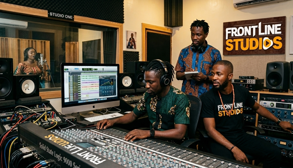 Frontline studios in surulere